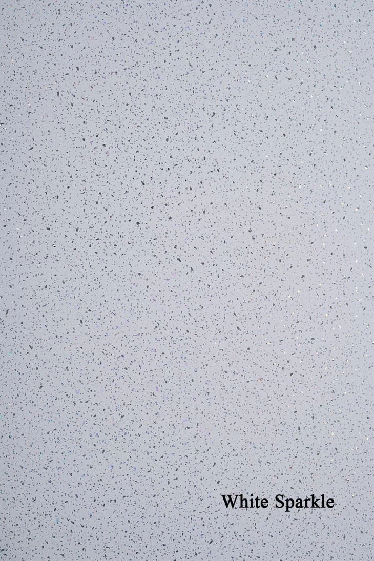 1 Meter Wide White Sparkle Gloss PVC Wall Panel