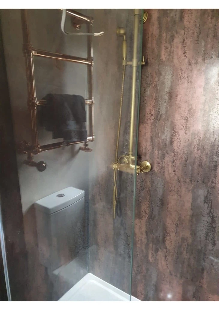 Copper Metallic 250mm PVC Wall Panel