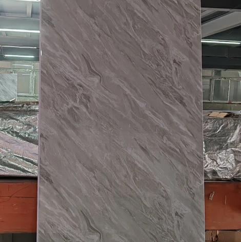 Grey Marble Sheet PVC Wall Panel