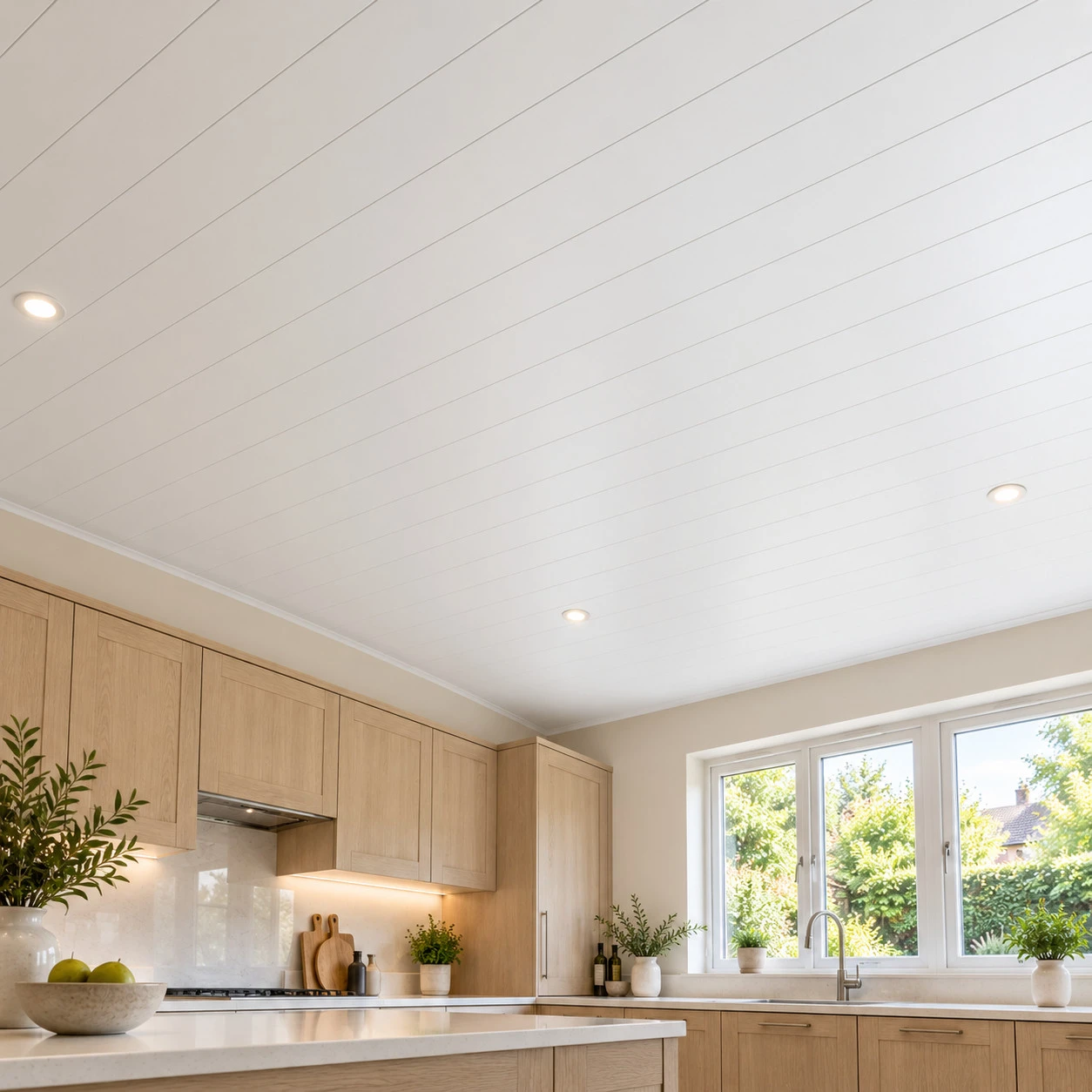 Ceiling panel interior design concept