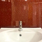 300mm Brown Sparkle PVC Tile Cutline Wall Panel