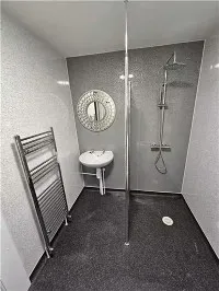 China Bathroom Interior Wall Paneling PVC Wall Cladding 1000mm Width Waterproof PVC Panel For Shower UK Reference FOB Price