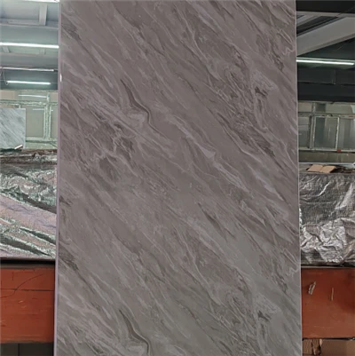 Grey Marble Sheet PVC Wall Panel high quality