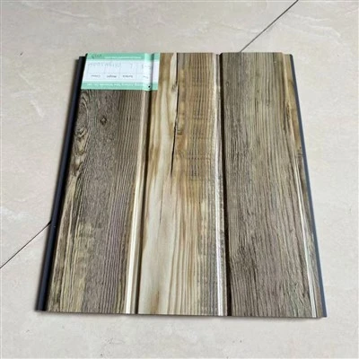 High Quality Double Grooves PVC Ceiling Indoor For Hall Decoration Wood Grain Lamination Moisture Proof Panel suppliers