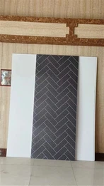 UK Cheveron Tile PVC Shower Bathroom Wall Panel